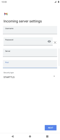 Press the drop down list below 