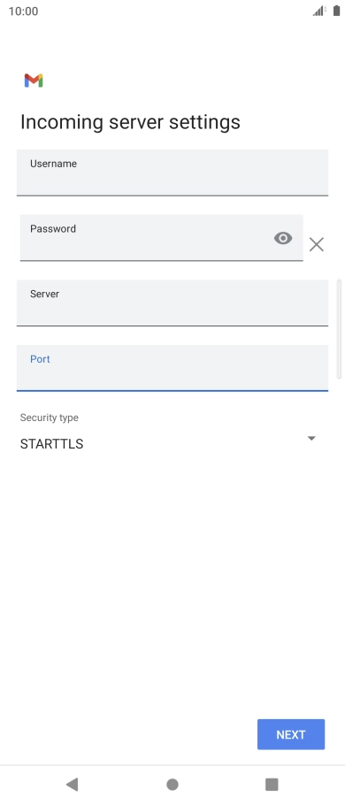 Press the drop down list below 