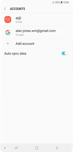 Press the Home key to return to the home screen.