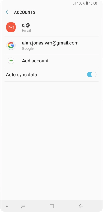 Press the Home key to return to the home screen.