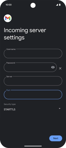 Press the drop down list below 