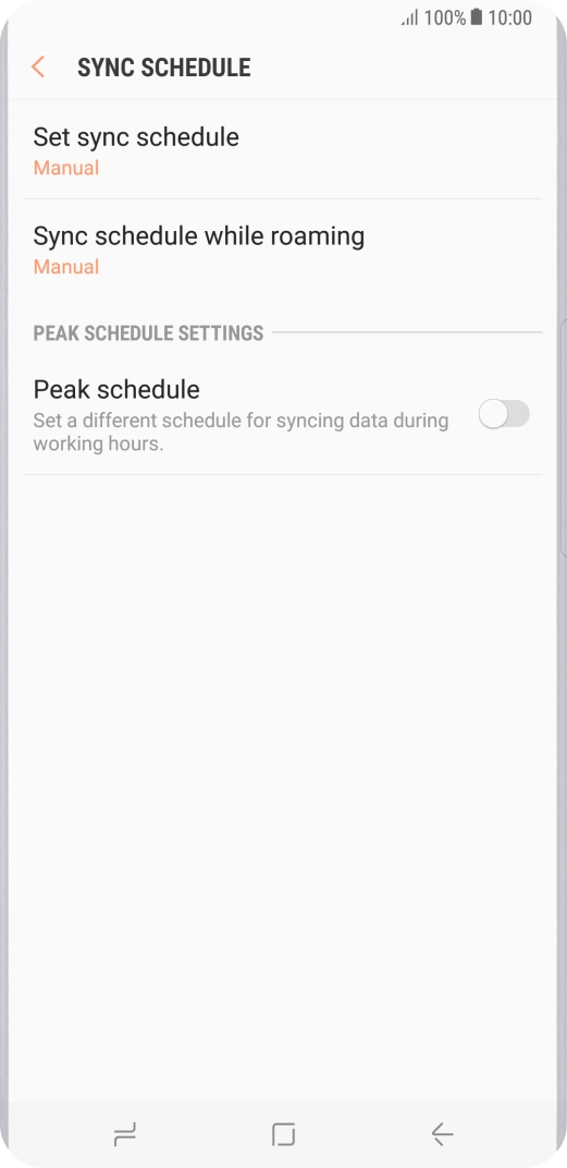 Press the Home key to return to the home screen.