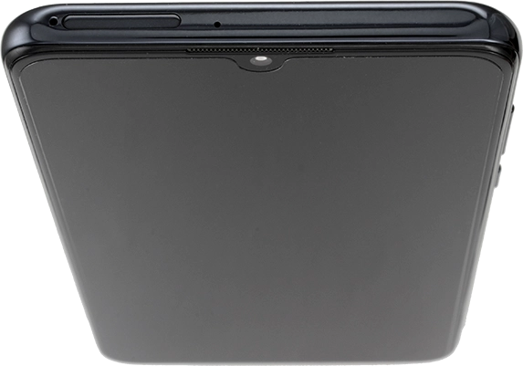 Insert the opener into the small hole next to the card holder.