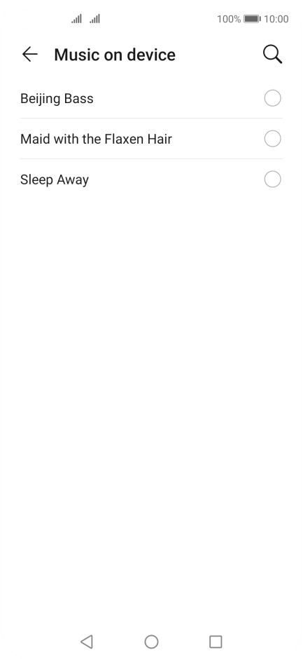 Press the required ring tones to hear them.