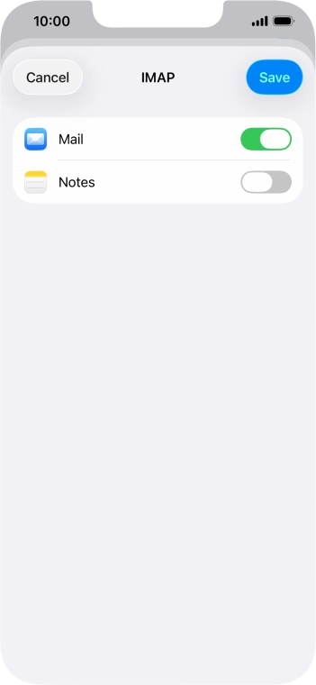Press Save. Your email account has now been set up. To select more settings for incoming and outgoing server, proceed with the following steps.