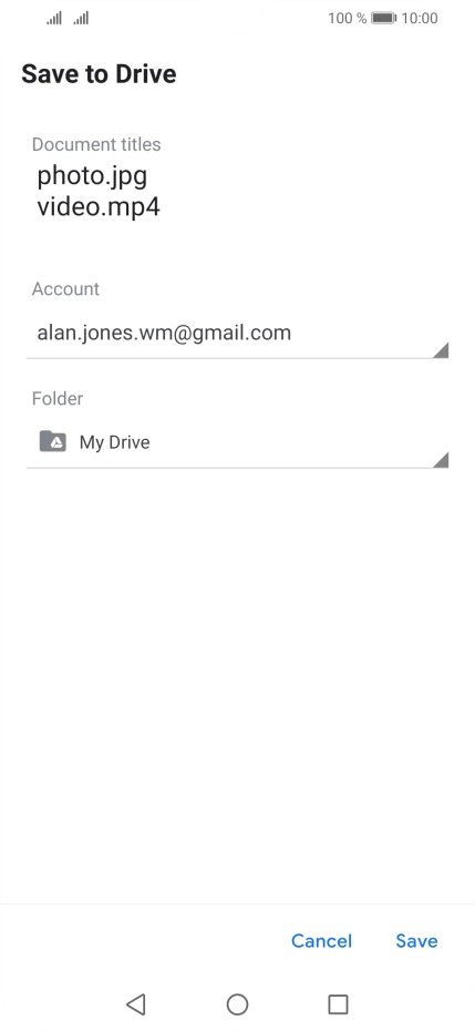 Press the field below 