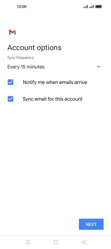 Press the drop down list below 