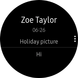 Press the menu icon.