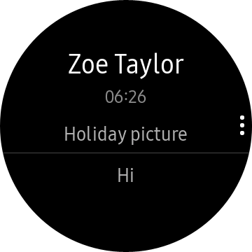 Press the menu icon.