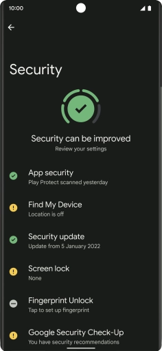 Slide your finger upwards starting from the bottom of the screen to return to the home screen.