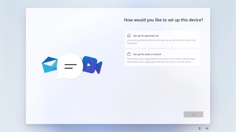 Click Set up for personal use.