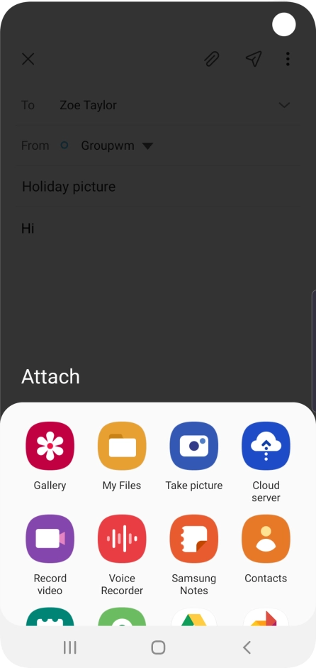 Press My Files and go to the required folder.