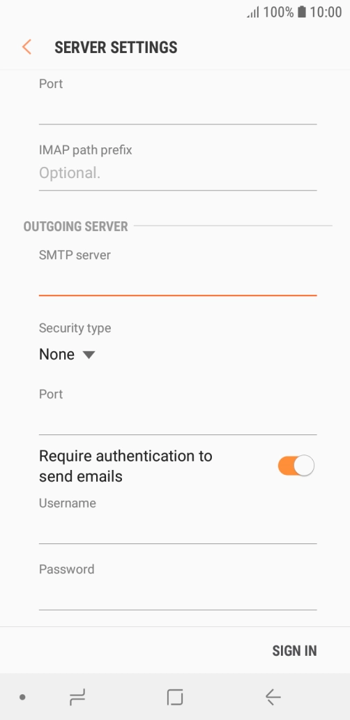 Press the drop down list below 