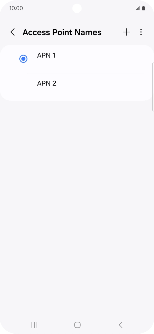 Press the Home key to return to the home screen.