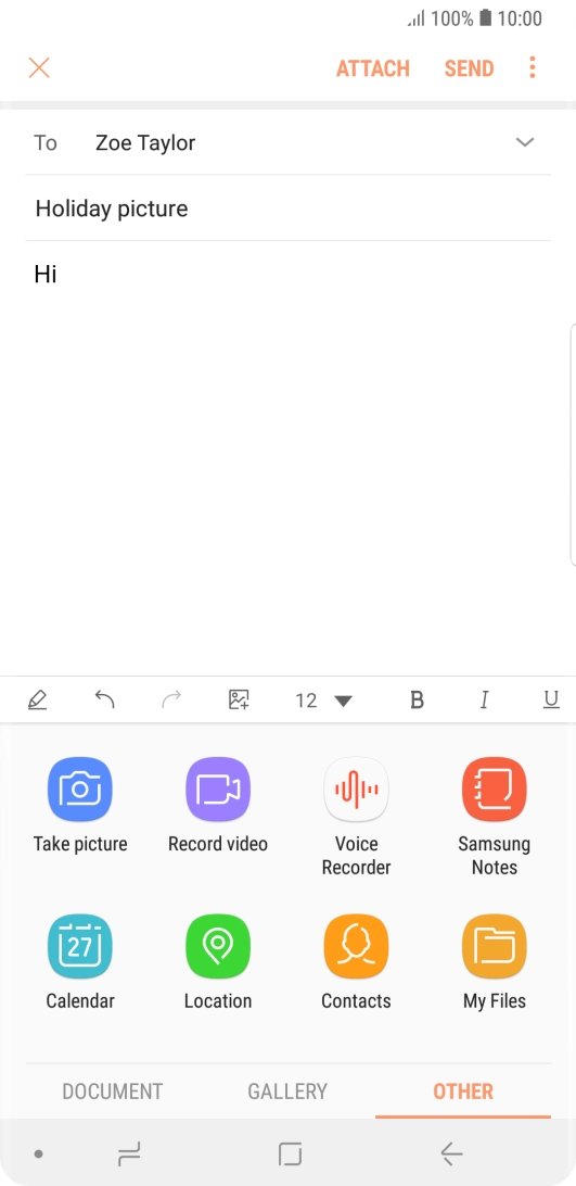 Press My Files and go to the required folder.