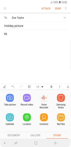 Press My Files and go to the required folder.