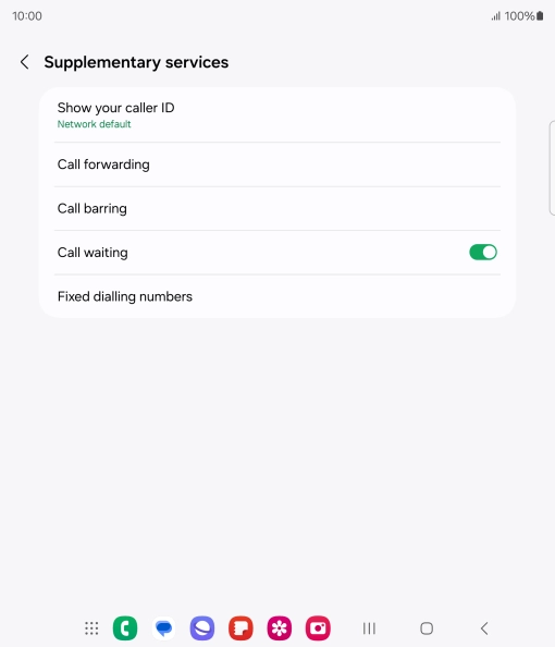 Press Fixed dialling numbers.