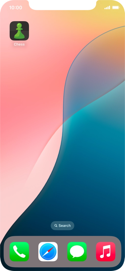 Press and hold the required app.