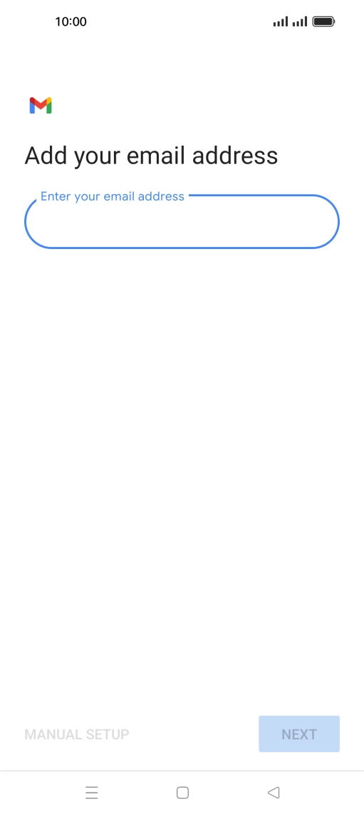 Press the field below 