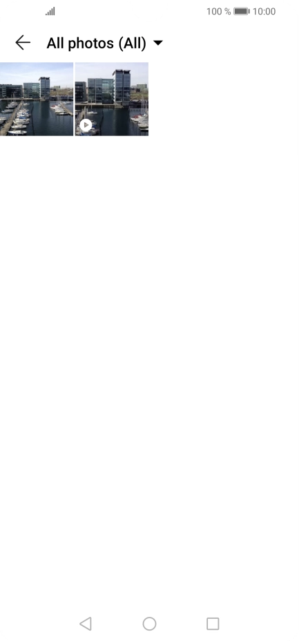 Press and hold any picture or video clip.