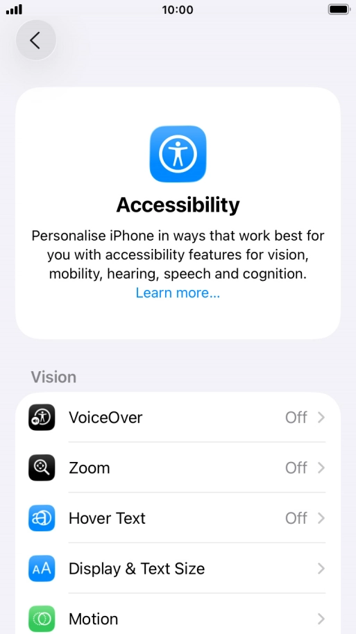Press the required category below 