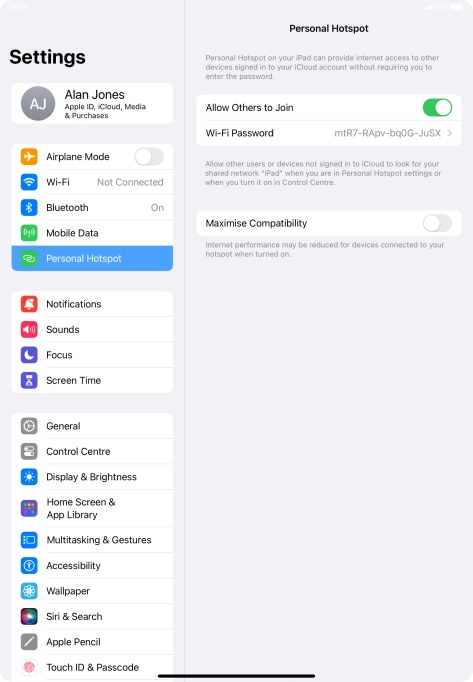 Slide your finger upwards starting from the bottom of the screen to return to the home screen.