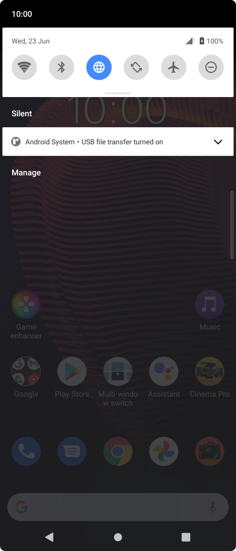 Press Android System.