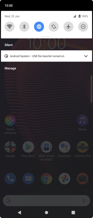 Press Android System.