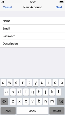 Press Description and key in the required name.