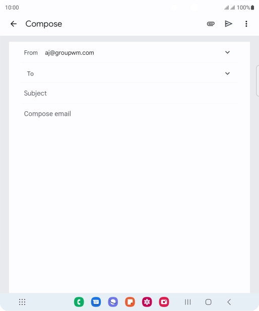 Press the field next to 