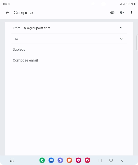 Press the field next to 