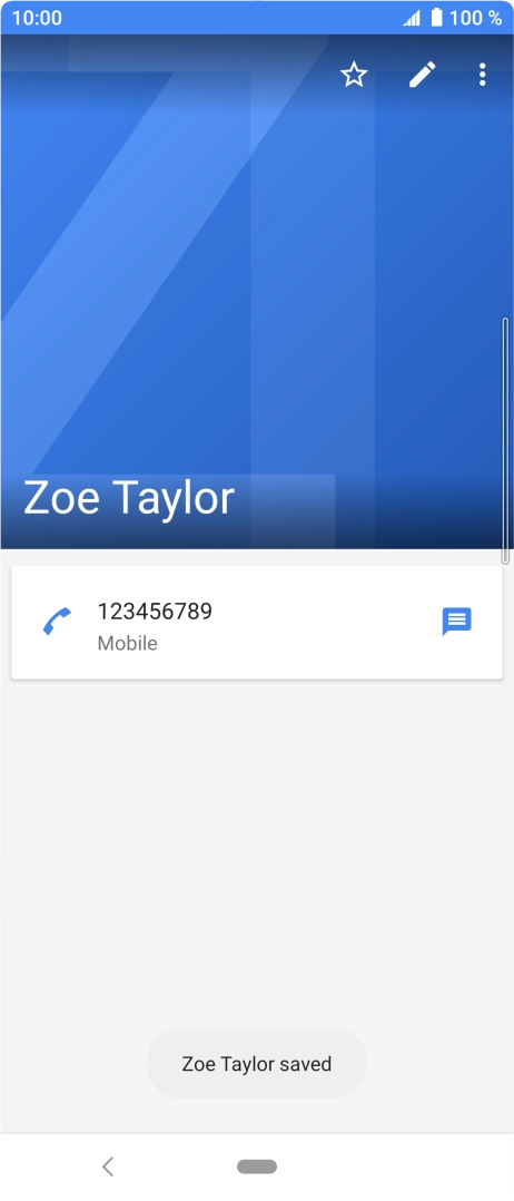 Press the Home key to return to the home screen.