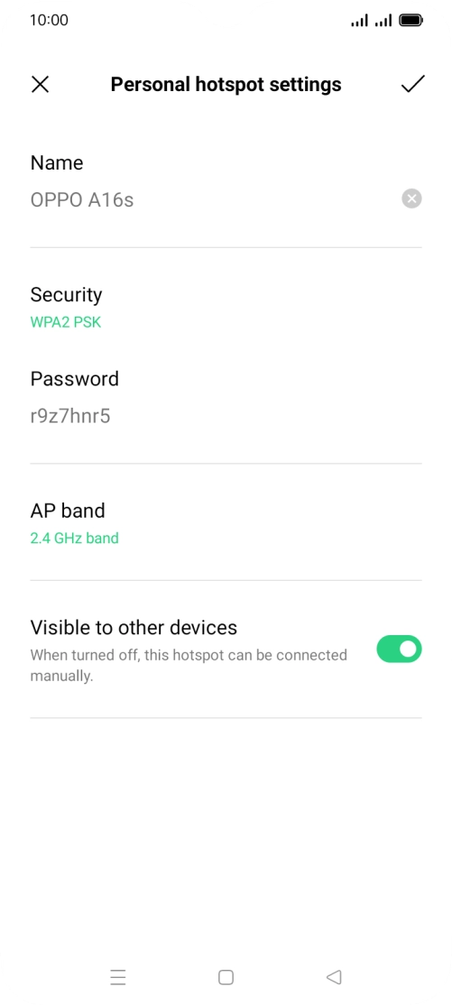 Press the field below 