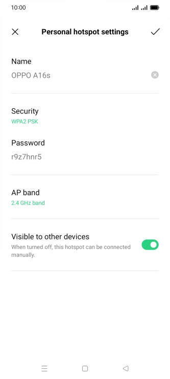 Press the field below 