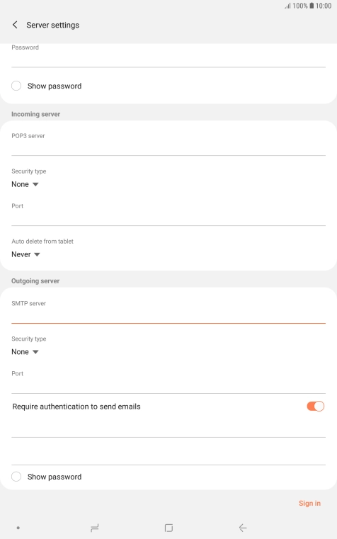 Press the drop down list below 