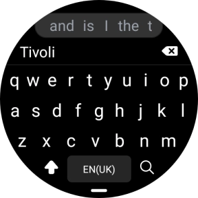 Key in the required destination and press the search icon.