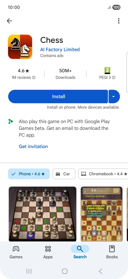 Press the Home key to return to the home screen.