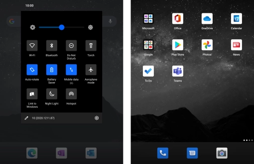 Slide your finger upwards starting from the bottom of the screen to return to the home screen.