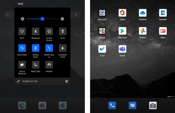 Slide your finger upwards starting from the bottom of the screen to return to the home screen.