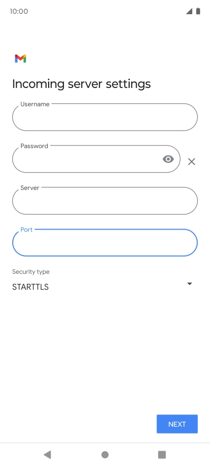 Press the drop down list below 