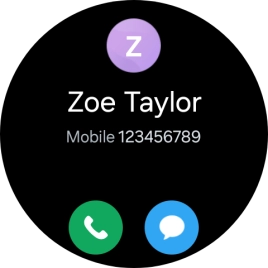 Press the call icon.