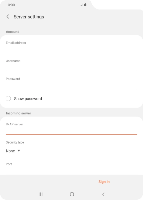 Press the drop down list below 