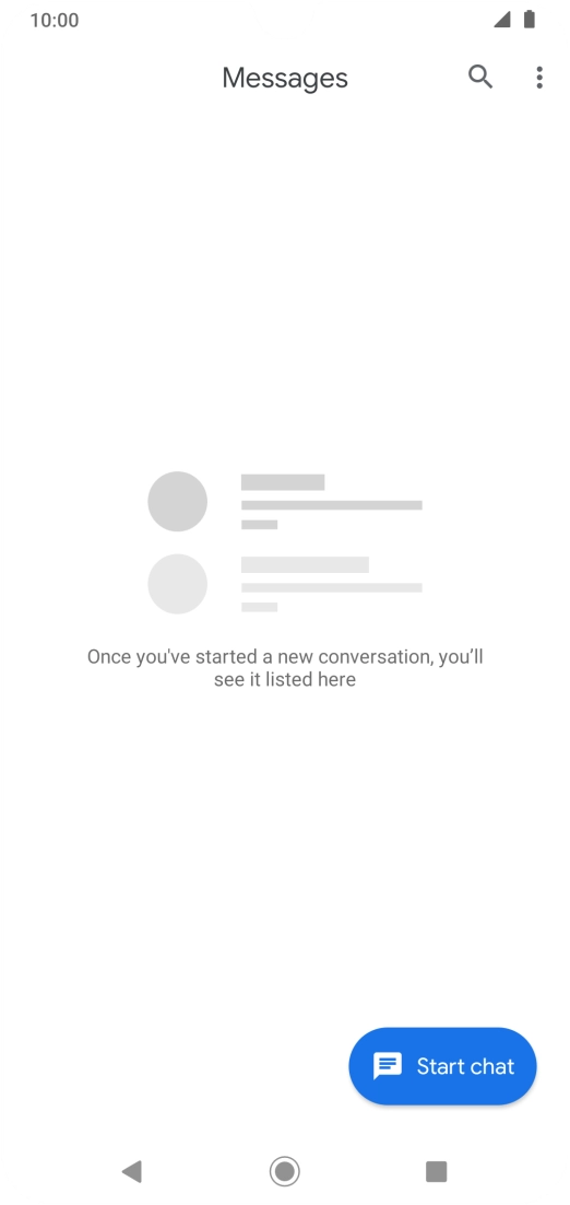 Press Start chat.
