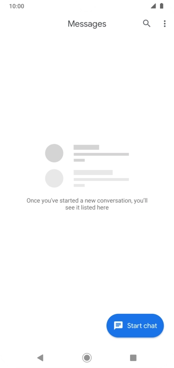 Press Start chat.