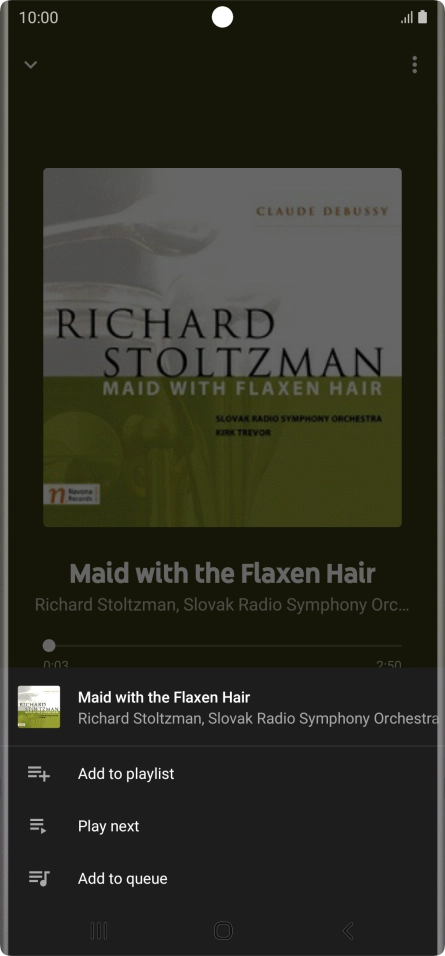 Press Add to playlist.