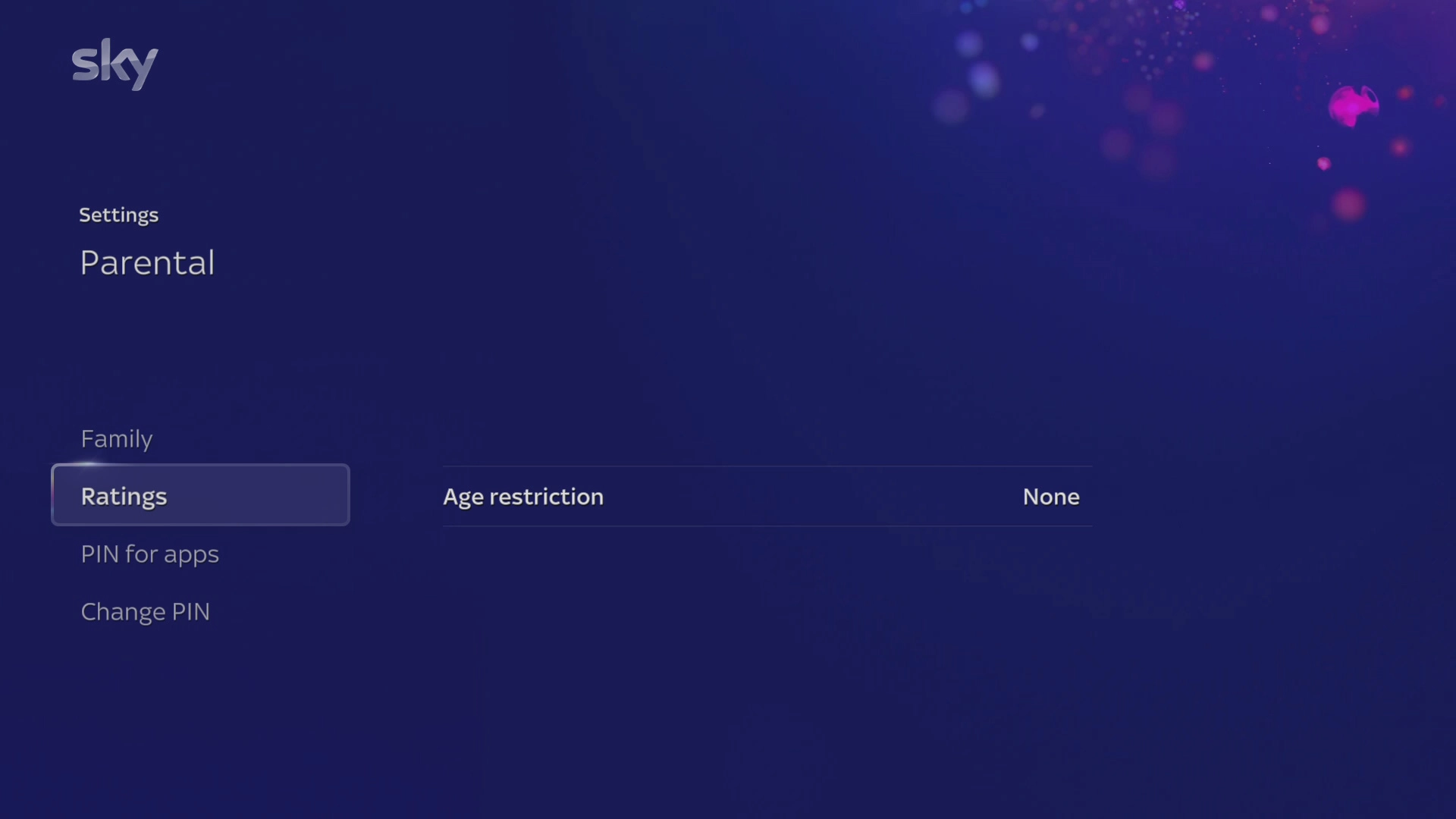 Select Age restriction.