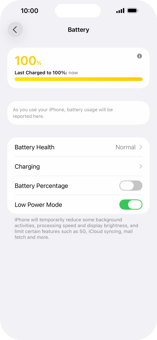 Slide your finger upwards starting from the bottom of the screen to return to the home screen.