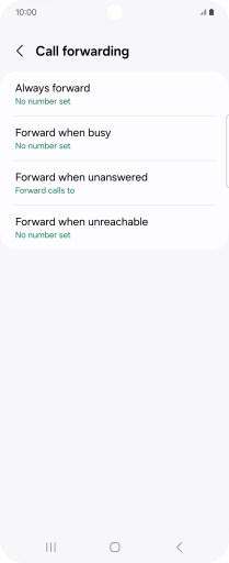 Press the Home key to return to the home screen.
