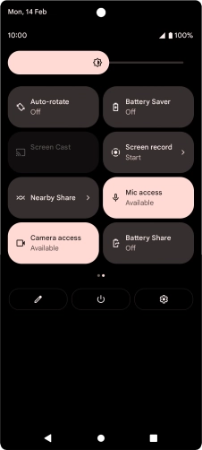 Slide your finger upwards starting from the bottom of the screen to return to the home screen.