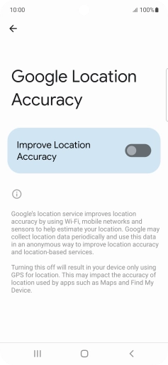 If you press the indicator next to 